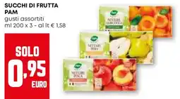 Pam Succhi di frutta PAM gusti assortiti offerta