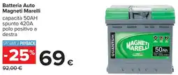 Carrefour Batteria Auto Magneti Marelli offerta