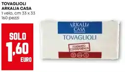 Pam Tovaglioli arkalia casa 1 velo 160 pezzi offerta
