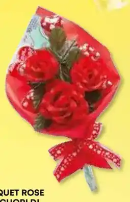 Pam Bouquet rose con cuori di cioccolato al latte dolcerie veneziane offerta
