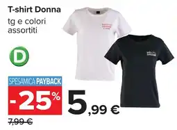 Carrefour T-shirt Donna offerta