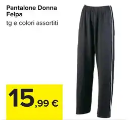 Carrefour Pantalone Donna Felpa offerta