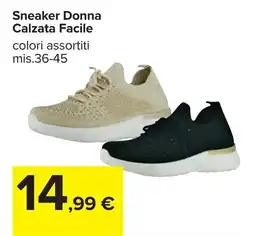 Carrefour Sneaker Donna Calzata Facile offerta