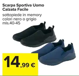 Carrefour Scarpa Sportiva Uomo Calzata Facile offerta