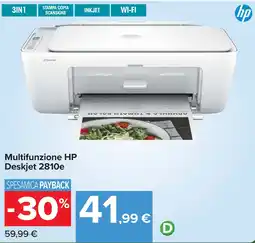 Carrefour Multifunzione HP Deskjet 2810e offerta
