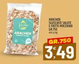 Ard Discount Arachidi sgusciate salate e fritte mocerino offerta