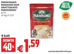 Panorama Parmigiano reggiano dop grattugiato PARMISSIMO offerta