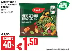 Panorama Minestrone "tradizione" FINDUS offerta
