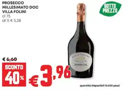 Panorama Prosecco millesimato doc VILLA FOLINI offerta