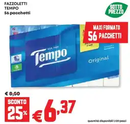 Panorama Fazzoletti TEMPO offerta