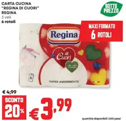 Panorama Carta cucina "regina di cuori" REGINA offerta