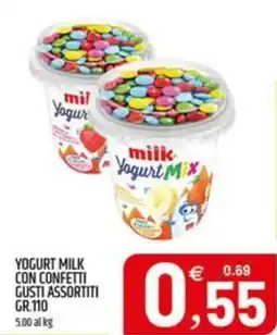 Ard Discount Yogurt milk con confetti offerta