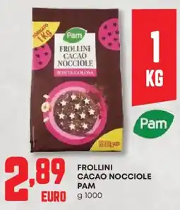 Panorama Frollini cacao nocciole PAM offerta