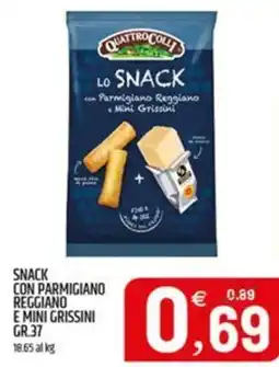 Ard Discount Snack con parmigiano reggiano e mini grissini offerta