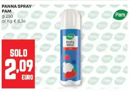 Panorama Panna spray PAM offerta