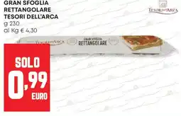 Panorama Gran sfoglia rettangolare TESORI DELL'ARCA offerta