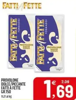 Ard Discount Provolone dolce/piccante FATTI A FETTE offerta