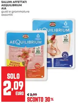 Panorama Salumi affettati aequilibrium ΑΙΑ offerta