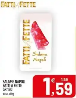 Ard Discount Salame napoli FATTI A FETTE offerta