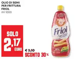 Panorama Olio di semi per frittura FRIOL offerta