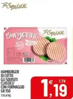 Ard Discount Hamburger di cotto gli squisiti classici/ con formaggio offerta