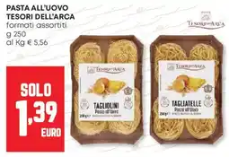 Panorama Pasta all'uovo TESORI DELL'ARCA offerta