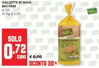 Panorama Gallette di mais BIO PAM offerta