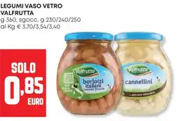 Panorama Legumi vaso vetro VALFRUTTA offerta