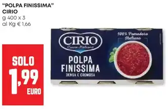 Panorama "polpa finissima" CIRIO offerta