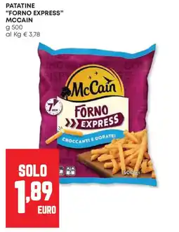Panorama Patatine "forno express" MCCAIN offerta