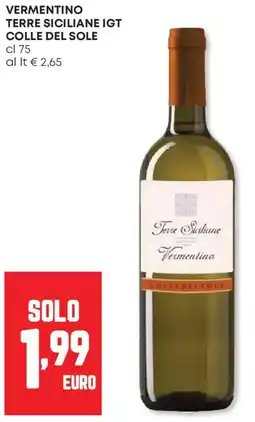 Panorama Vermentino terre siciliane igt colle del sole offerta