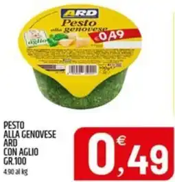 Ard Discount Pesto alla genovese ard con aglio offerta