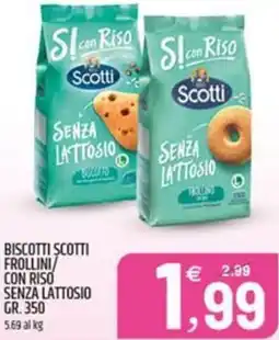 Ard Discount Biscotti scotti frollini con riso senza lattosio offerta