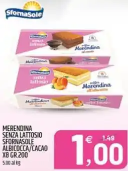 Ard Discount Merendina senza lattosio sfornasole albicocca/cacao offerta