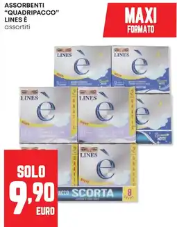 Panorama Assorbenti "quadripacco" LINES È offerta