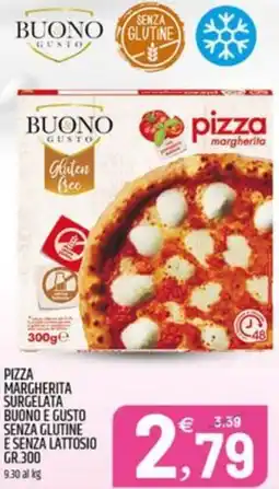 Ard Discount Pizza margherita surgelata buono e gusto senza glutine e senza lattosio offerta