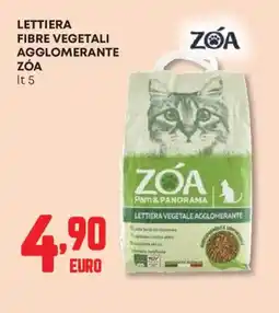 Panorama Lettiera fibre vegetali agglomerante ZÓA offerta