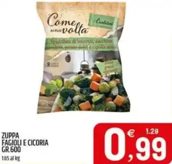 Zuppa fagioli e cicoria