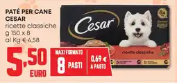 Panorama Paté per cane cesar ricette classiche offerta