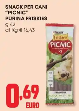 Panorama Snack per cani "picnic" PURINA FRISKIES offerta
