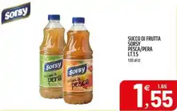 Ard Discount Succo di frutta sorsy pesca/pera offerta