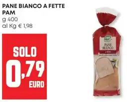 Panorama Pane bianco a fette PAM offerta