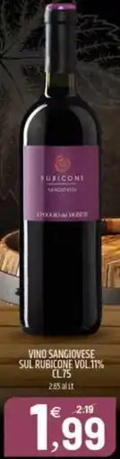 Ard Discount Vino sangiovese sul rubicone vol.11% offerta