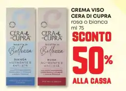 Panorama Crema viso cera di cupra rosa o bianca offerta