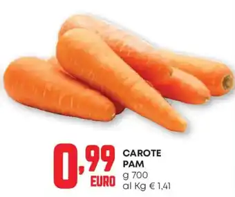 Panorama Carote PAM offerta