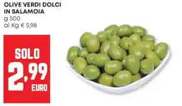Panorama Olive verdi dolci in salamoia offerta