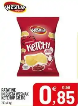 Ard Discount Patatine in busta wesnak ketchup offerta