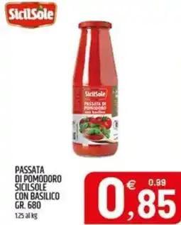 Ard Discount Passata di pomodoro sicilsole con basilico offerta