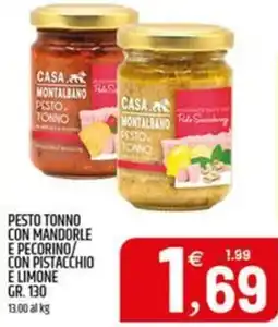 Ard Discount Pesto tonno con mandorle e pecorino/ con pistacchio e limone offerta