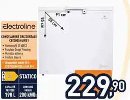 Unieuro Electroline CONGELATORE ORIZZONTALE CFE200SH4WE1 offerta